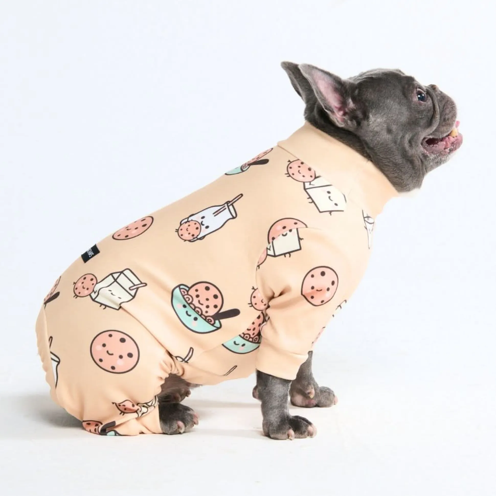 Dog Pajama - Cookies and Milk