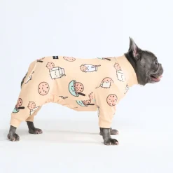 Dog Pajama - Cookies and Milk