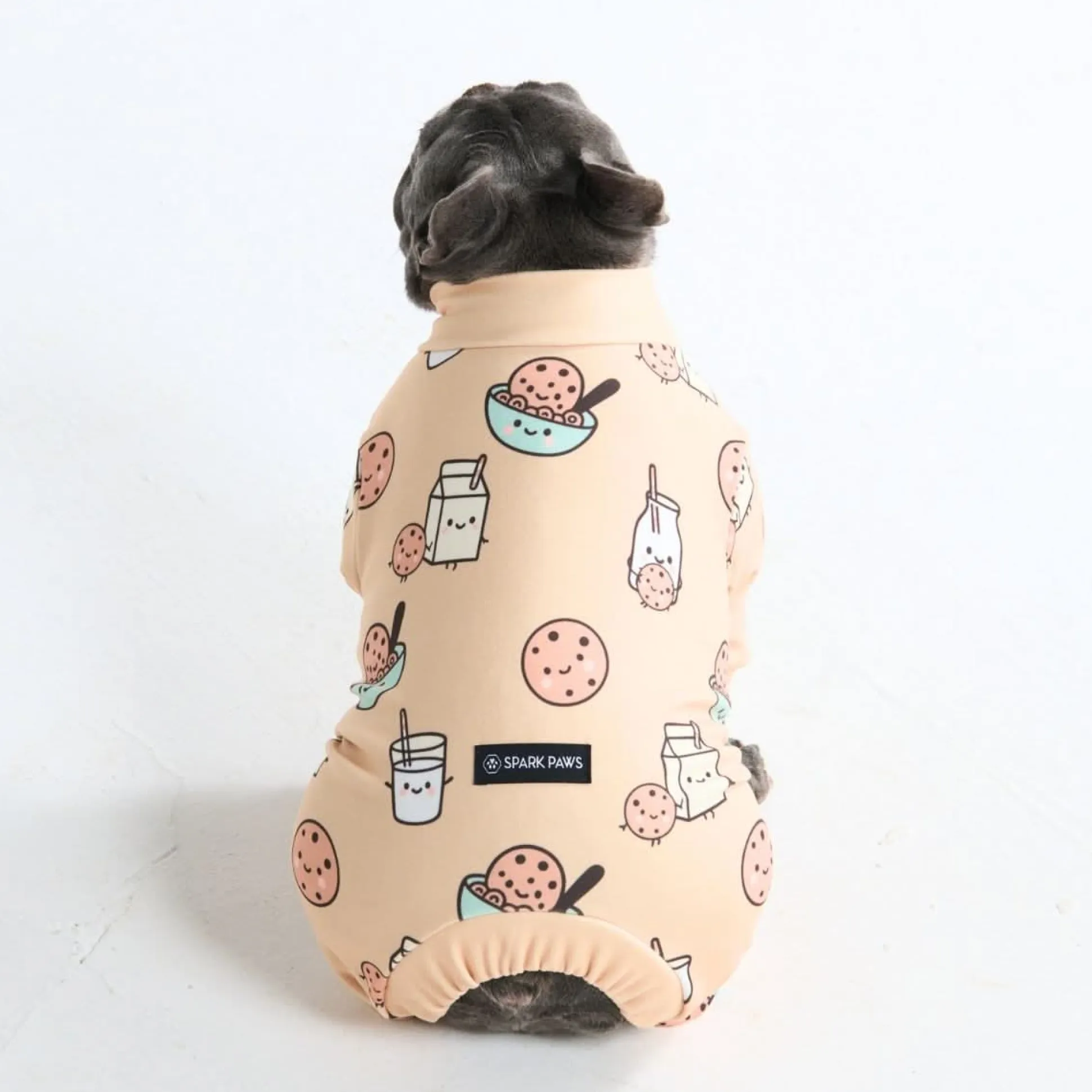 Dog Pajama - Cookies and Milk