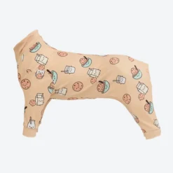 Dog Pajama - Cookies and Milk
