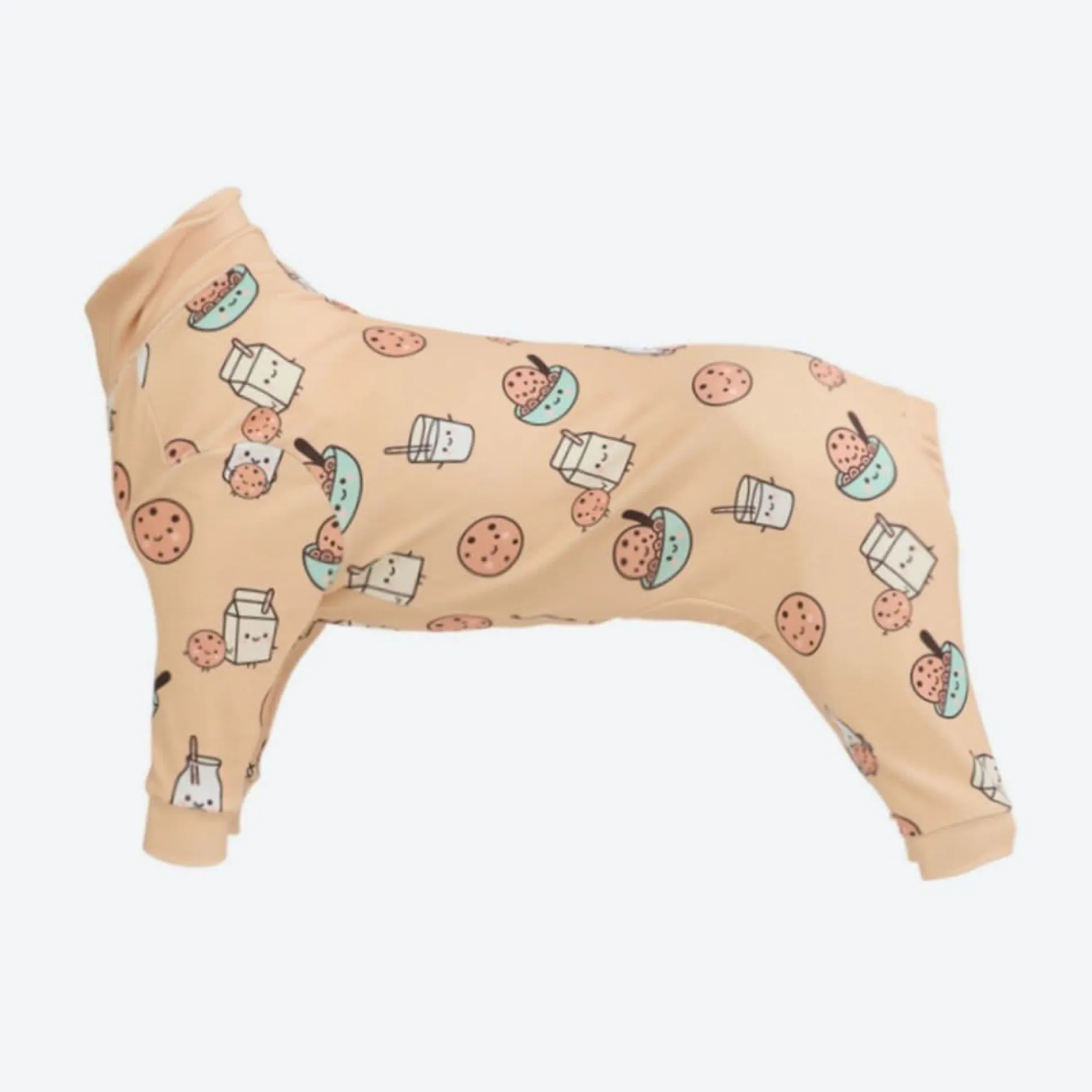 Dog Pajama - Cookies and Milk