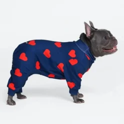 Dog Pajama - Hearts