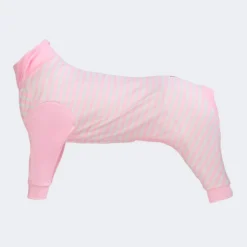 Dog Pajama - Pink Stripes