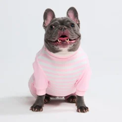 Dog Pajama - Pink Stripes