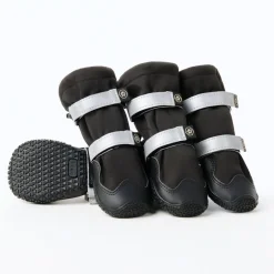 Dog Rainboots, Waterproof Dog Shoes - Black