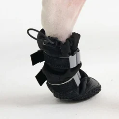 Dog Rainboots, Waterproof Dog Shoes - Black