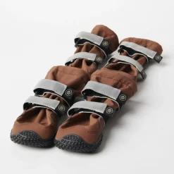 Dog Rainboots, Waterproof Dog Shoes - Brown