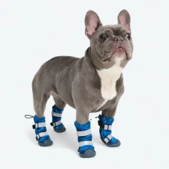 Dog Rainboots, Waterproof Dog Shoes - Blue Camo