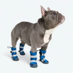 Dog Rainboots, Waterproof Dog Shoes - Blue Camo