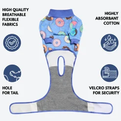 Dog Surgical Suit - Donuts