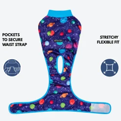 Dog Surgical Suit - Planets
