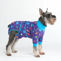Dog Surgical Suit - Planets