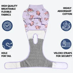 Dog Surgical Suit - When Pigs Fly