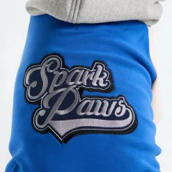 Dog Varsity Jacket - Blue