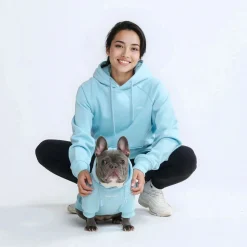 Essential Dog Hoodie - Baby Blue