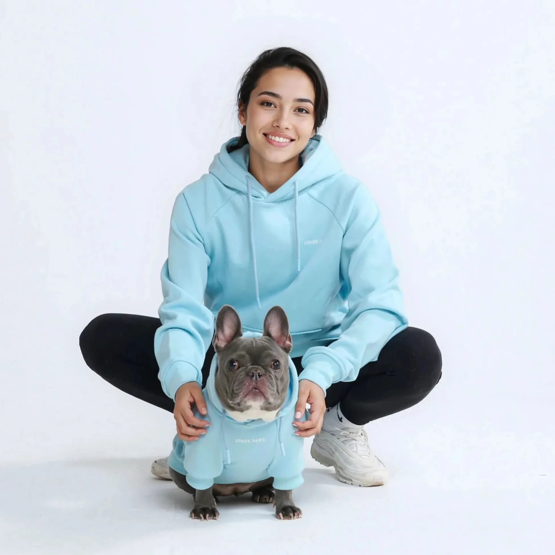 Essential Dog Hoodie - Baby Blue