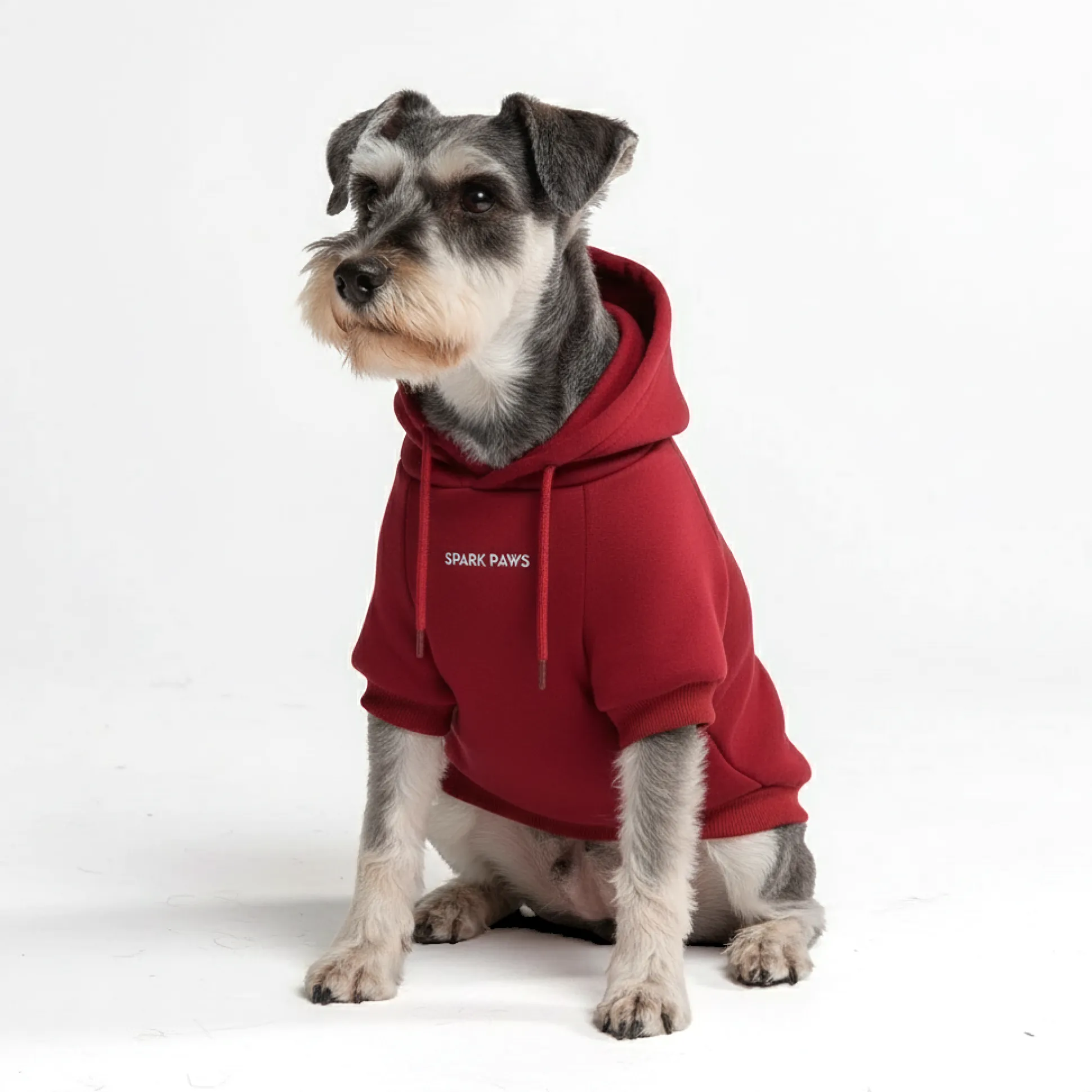Essential Dog Hoodie - Burgundy