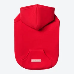Essential Dog Hoodie - Crimson Red