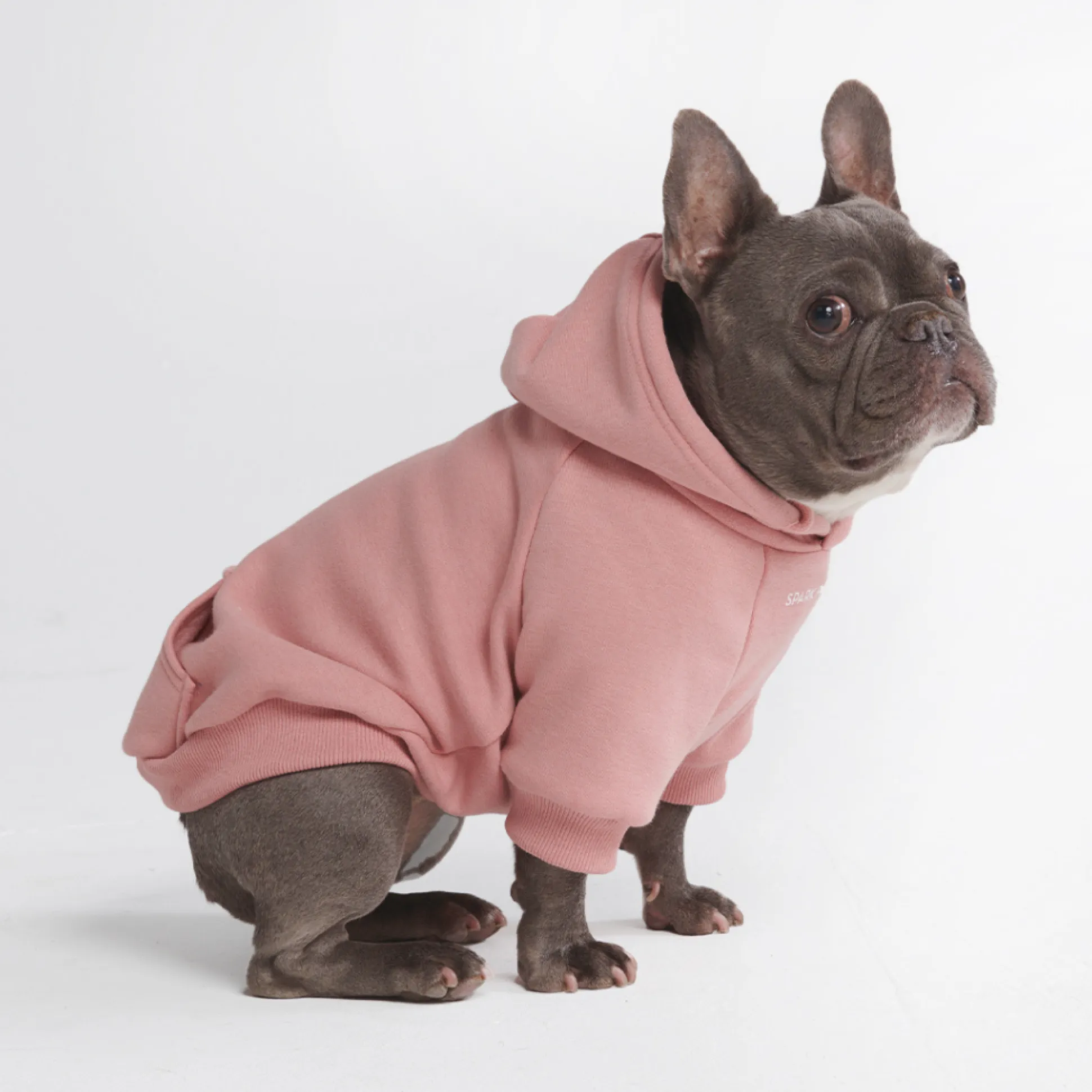 Essential Dog Hoodie - Dusty Pink