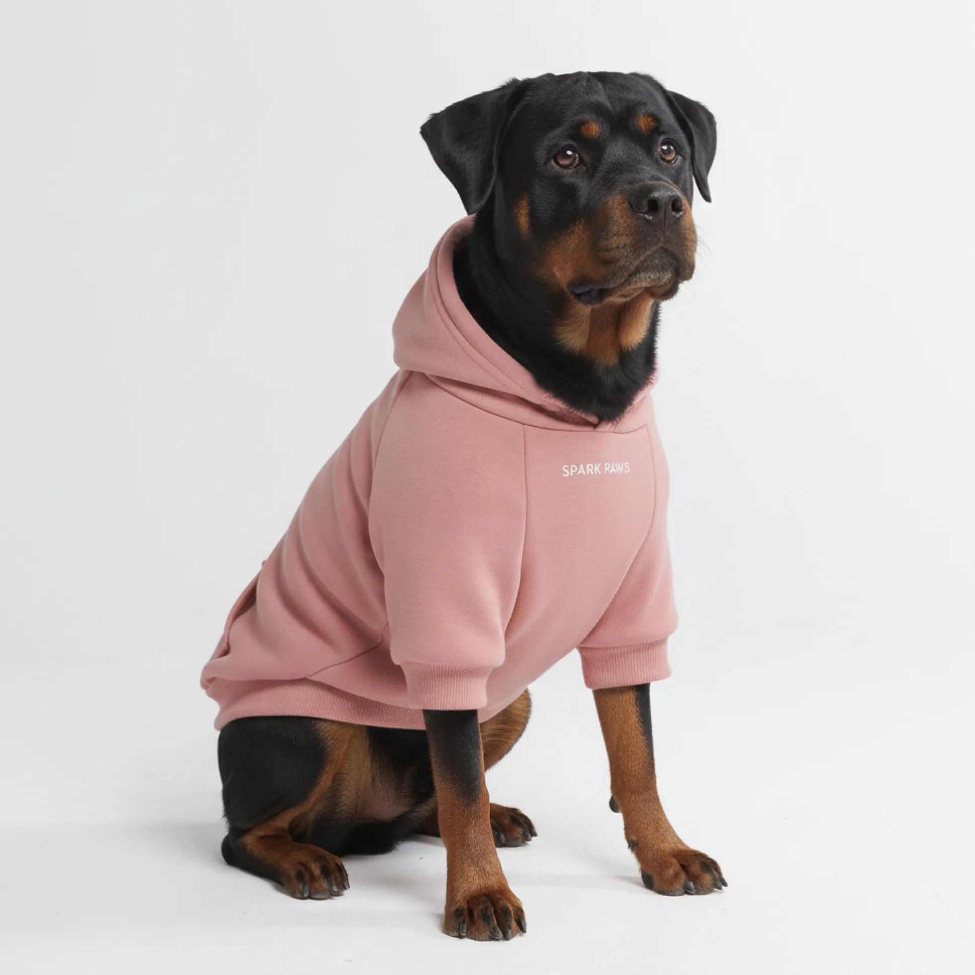 Essential Dog Hoodie - Dusty Pink