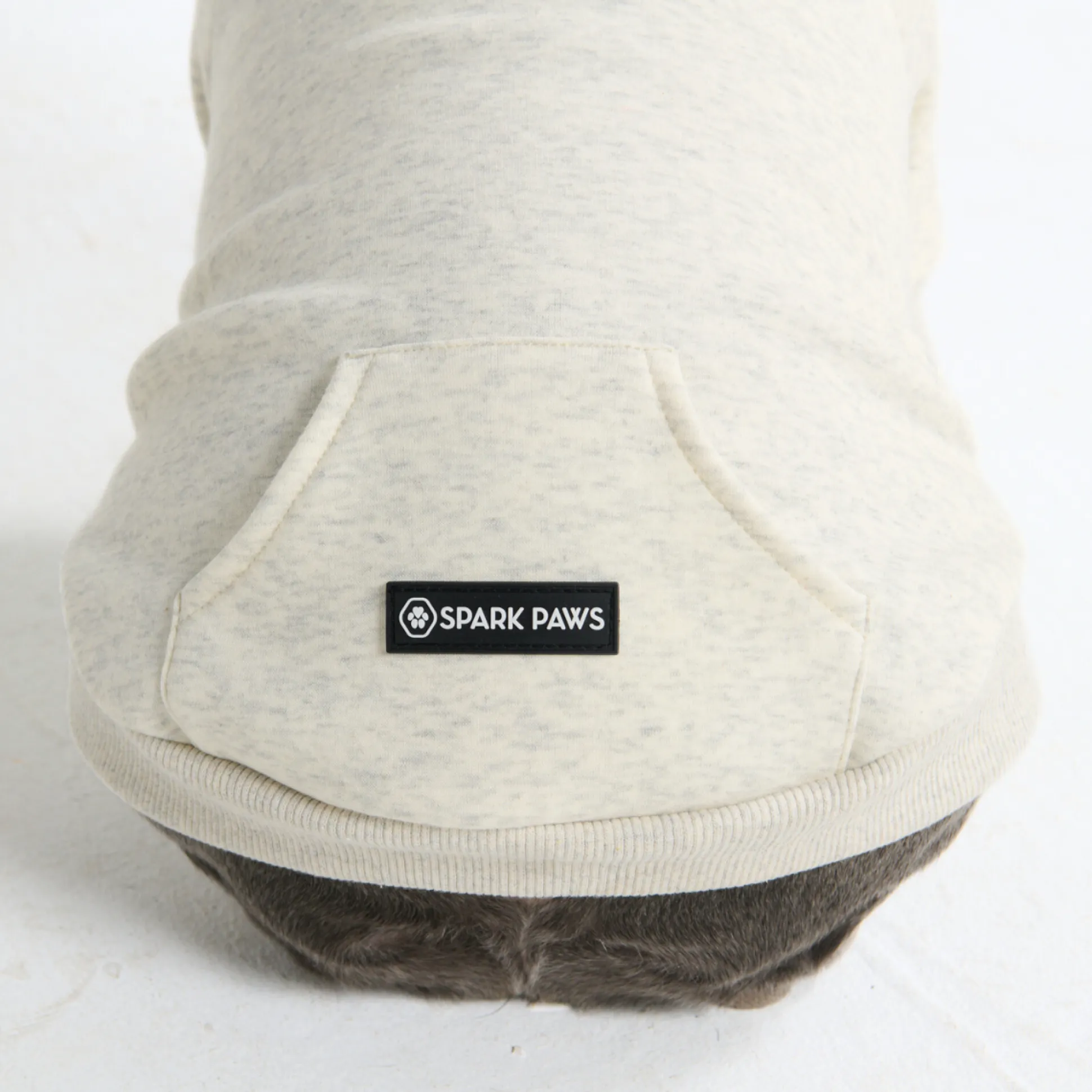 Essential Dog Hoodie - Oatmeal Heather