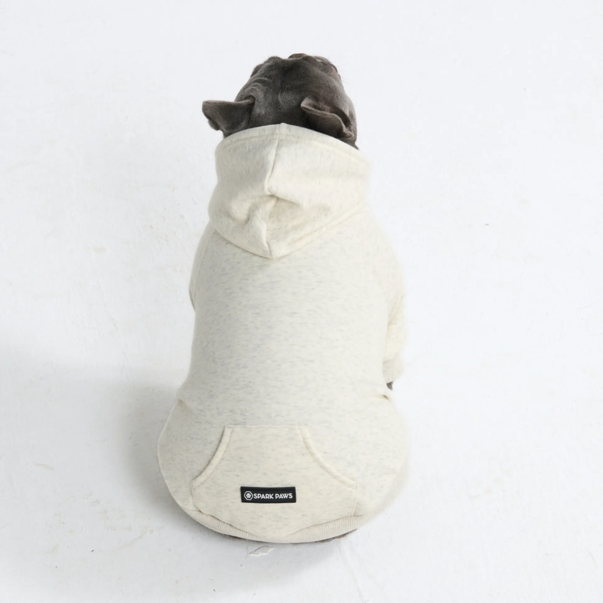Essential Dog Hoodie - Oatmeal Heather