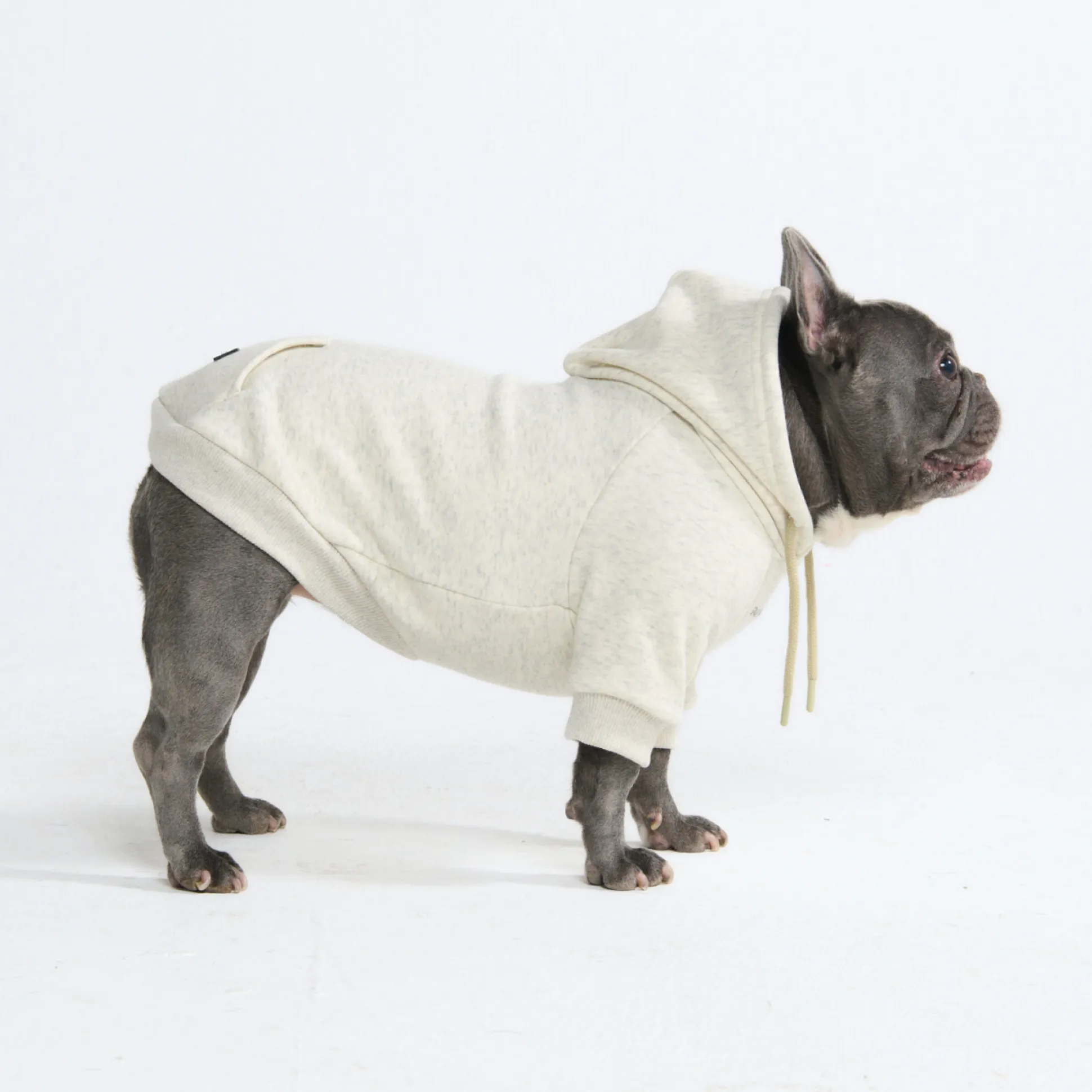 Essential Dog Hoodie - Oatmeal Heather