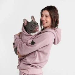 Essential Dog Hoodie - Purple Taupe