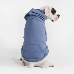 Essential Dog Hoodie - Slate Blue