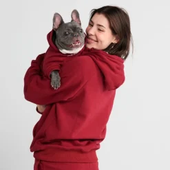 Essential Human Hoodie - Burgundy