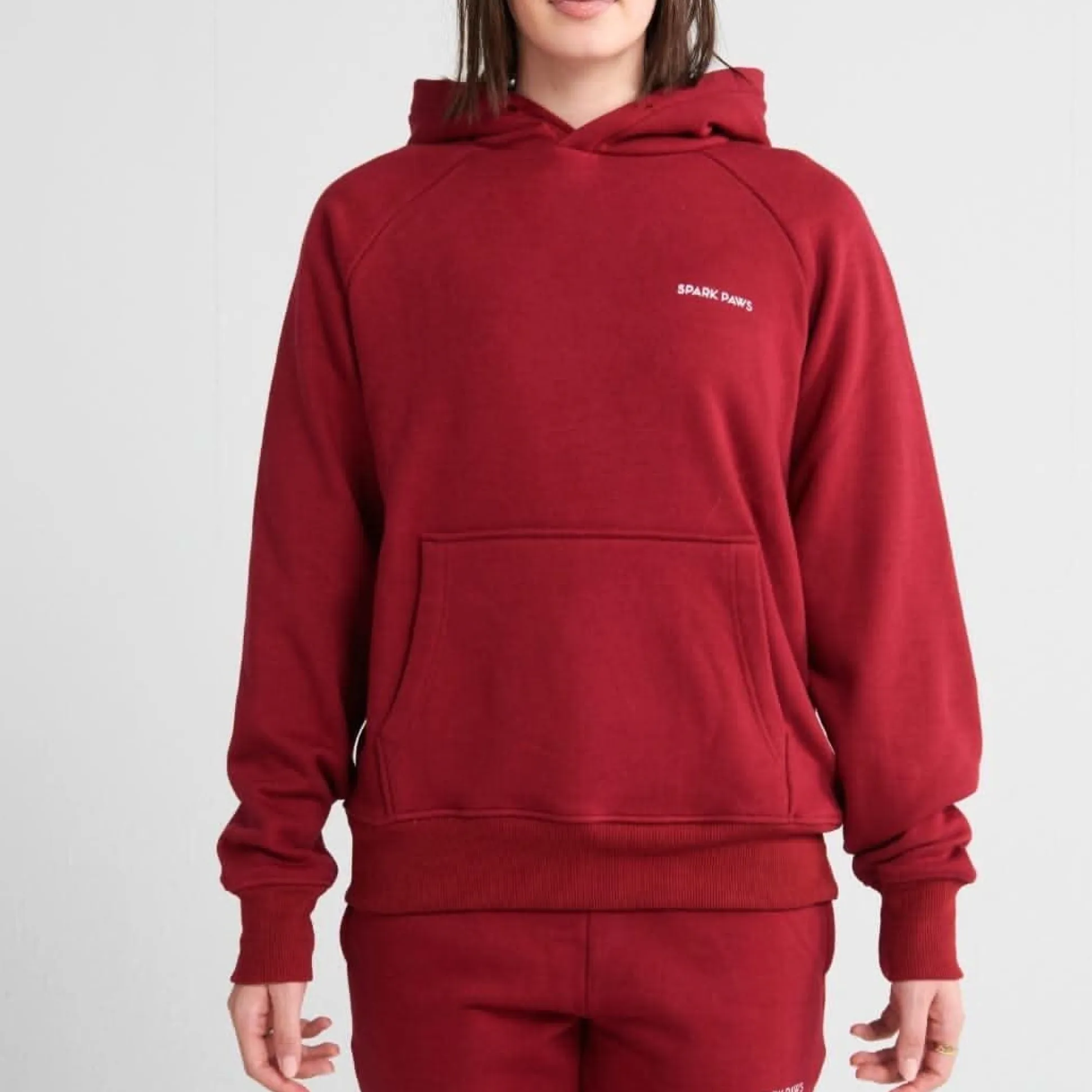 Essential Human Hoodie - Burgundy