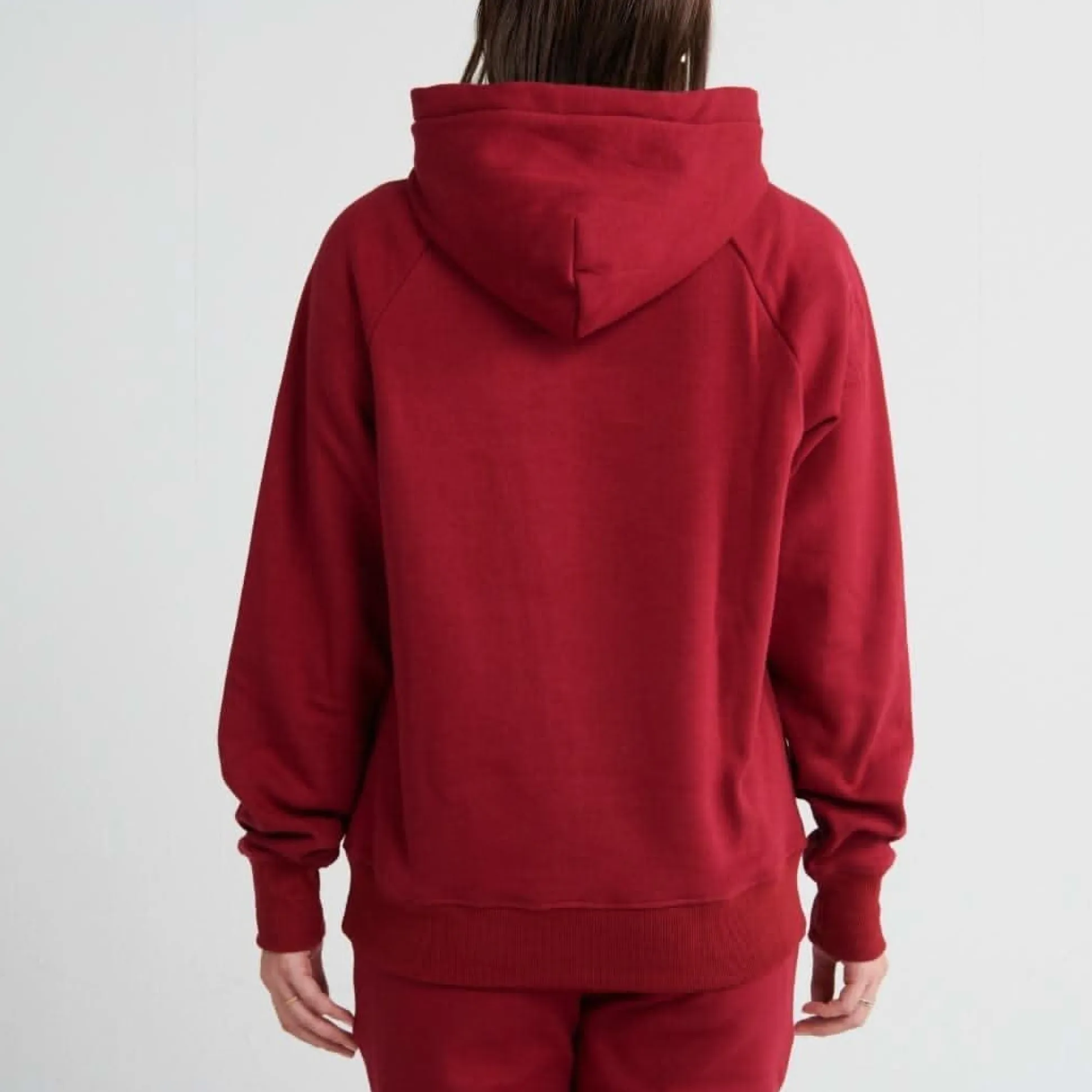 Essential Human Hoodie - Burgundy
