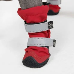 Flex Shell Waterproof Dog Boots - Red