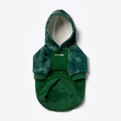Forest Camo Dog Hoodie