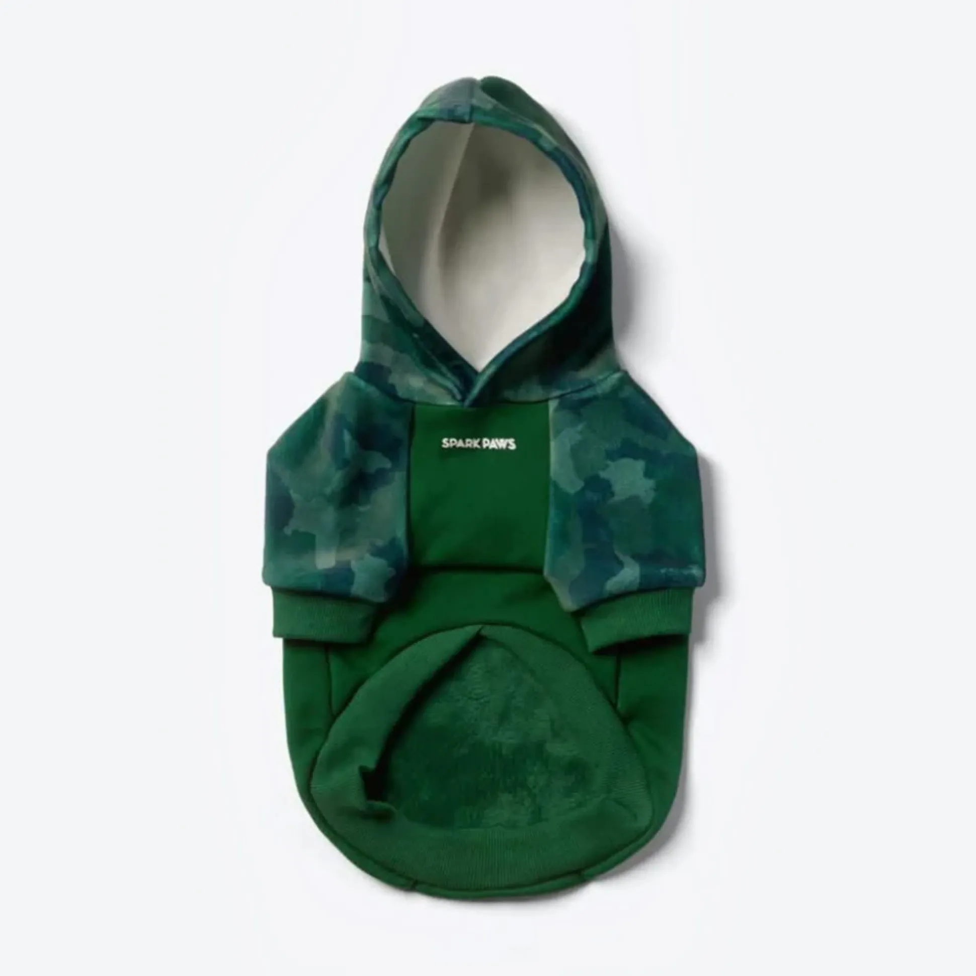 Forest Camo Dog Hoodie