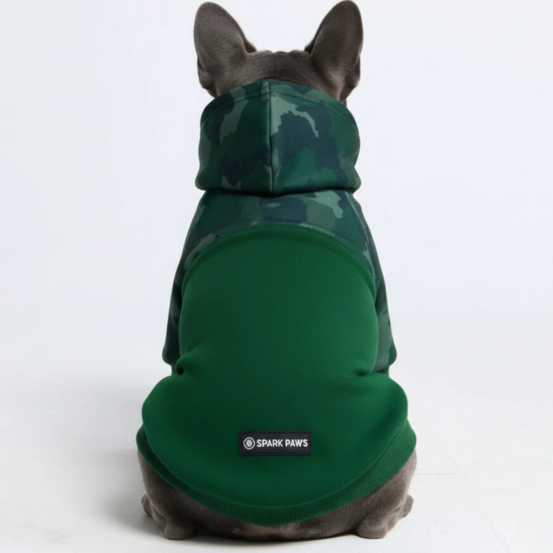 Forest Camo Dog Hoodie