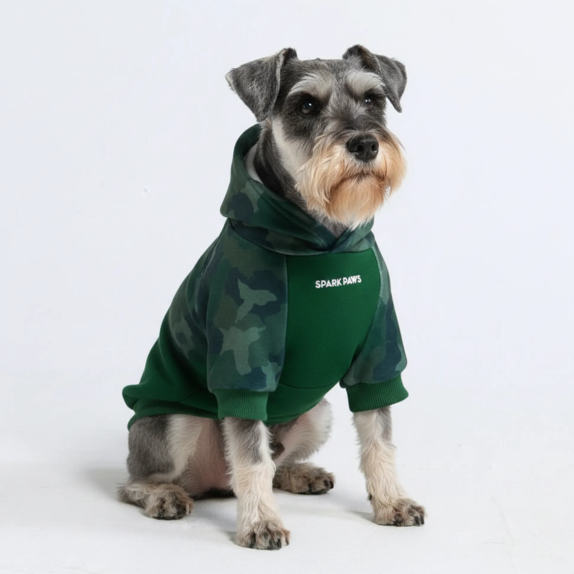 Forest Camo Dog Hoodie