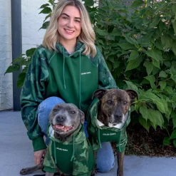 Forest Camo Dog Hoodie