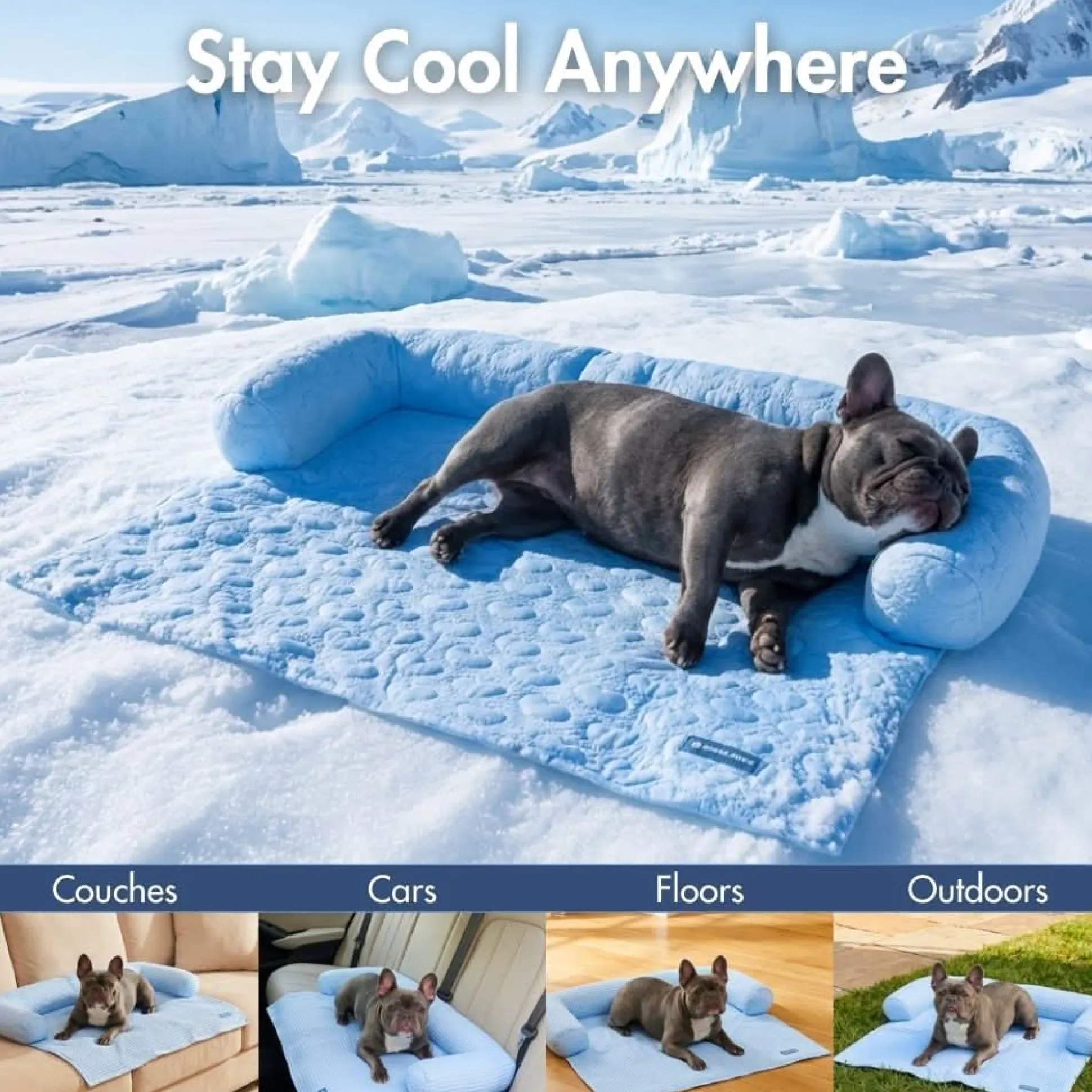 Frostcore™ Cooling Couch Cover Dog Bed