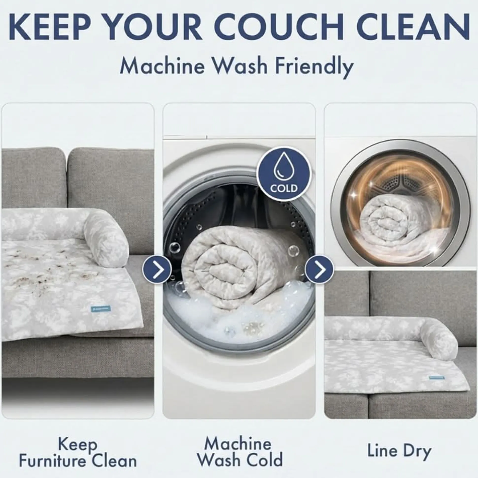 Frostcore™ Cooling Couch Cover Dog Bed