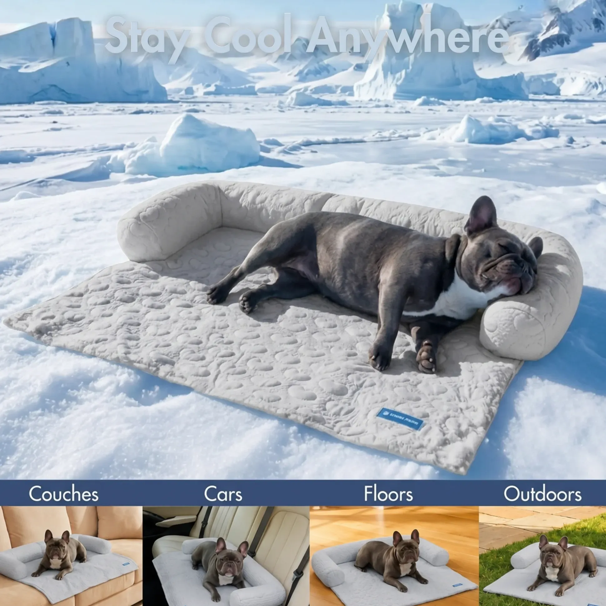 Frostcore™ Cooling Couch Cover Dog Bed