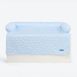 Frostcore™ Cooling Couch Cover Dog Bed - Hearts Blue