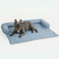 Frostcore™ Cooling Couch Cover Dog Bed - Ash Blue