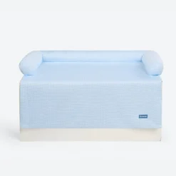 Frostcore™ Cooling Couch Cover Dog Bed - Waffle Blue