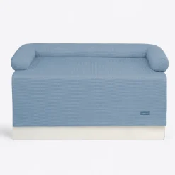 Frostcore™ Cooling Couch Cover Dog Bed - Waffle Ash Blue