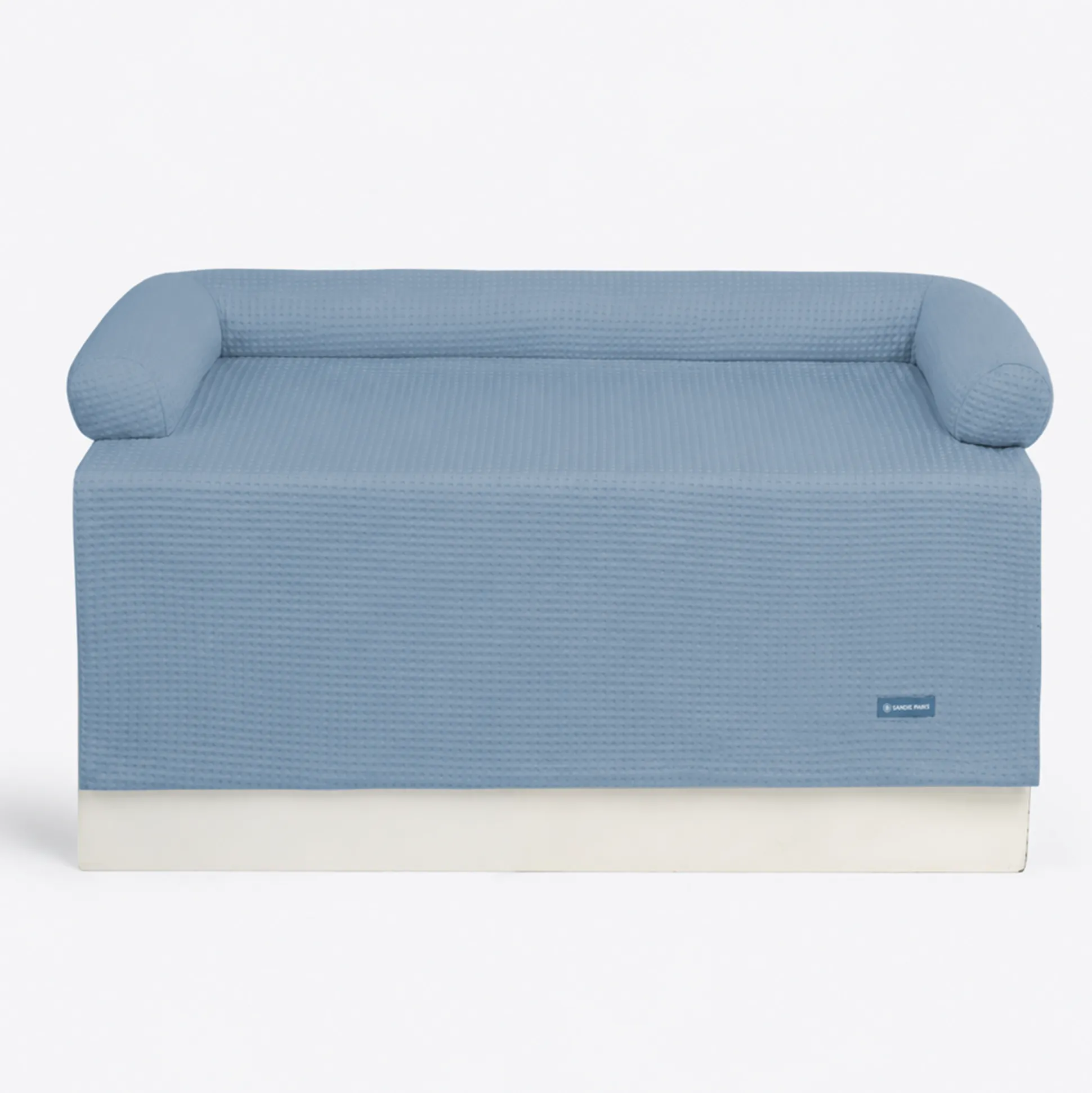 Frostcore™ Cooling Couch Cover Dog Bed - Waffle Ash Blue