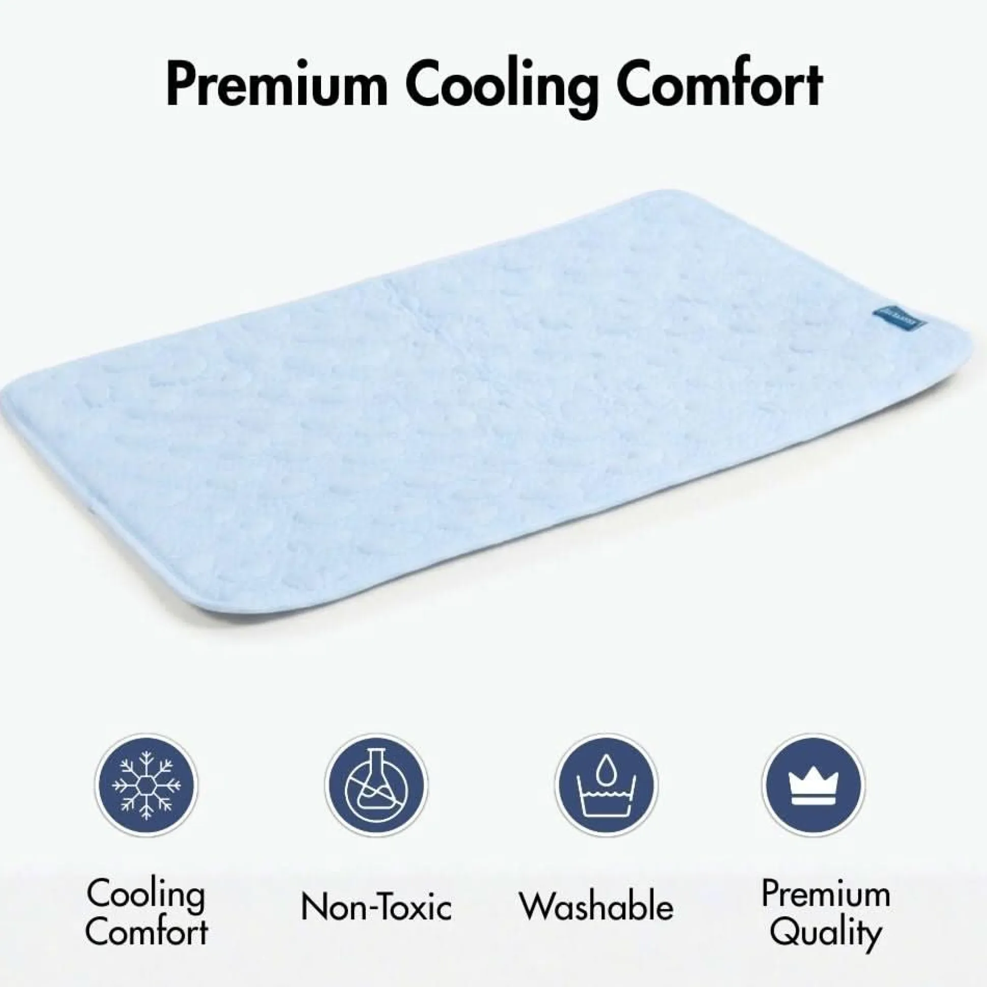 Frostcore™ Cooling Mat - Hearts Blue