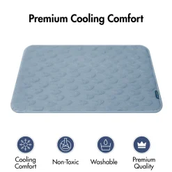 Frostcore™ Cooling Mat - Hearts Ash Blue