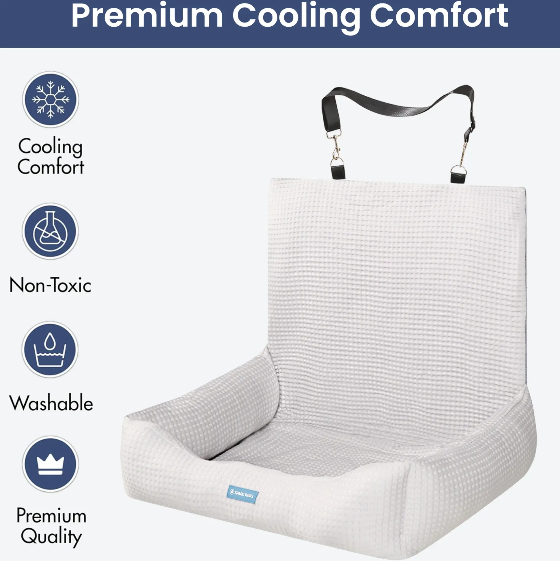 Frostcore™ Dog Cooling Car Seat Beds