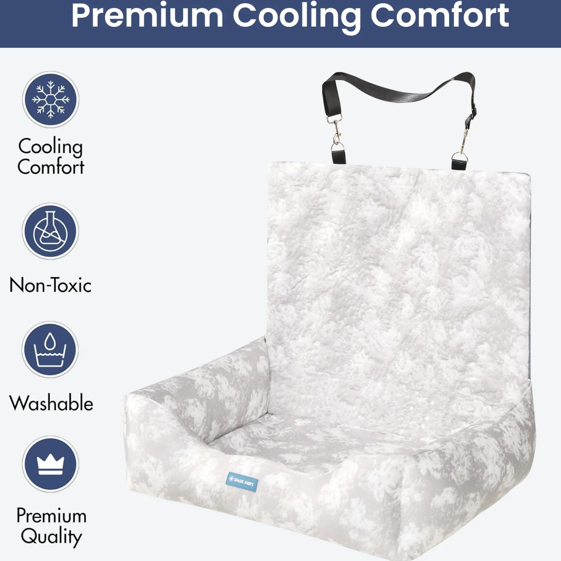 Frostcore™ Dog Cooling Car Seat Beds
